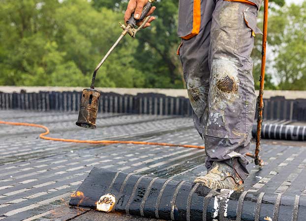 membrane élastomère gravier tpo toit plat rive-nord Terrebonne Repentigny